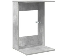 Šoninis stalas Betono pilka 40 x 38 x 62,5 cm Apdirbta mediena