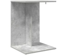 Šoninis stalas Betono pilka 45 x 40 x 62,5 cm Apdirbta mediena