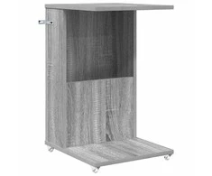 Šoninis stalas Pilkas Sonoma 40 x 35 x 60 cm Apdirbta mediena