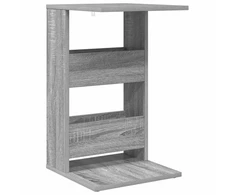 Šoninis stalas Pilkas Sonoma 40 x 35 x 60,5 cm Apdirbta mediena