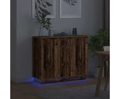 LED Bufetas Senas medis 90 x 32 x 75 cm Apdirbta mediena