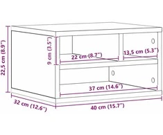 Spausdintuvo laikiklis Senas medis 40 x 32 x 22,5 cm