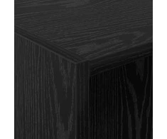 Spinta su lentyna su saugykla Juodas ąžuolas 41 x 48 x 102 cm