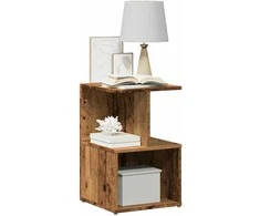 Spinta prie lovos Old Wood 35x35x55 cm Engineered Wood