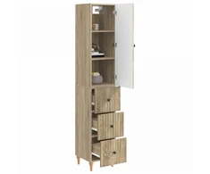 Spintelė 2 pcs 33 x 34,5 x 90 cm Apdirbta mediena