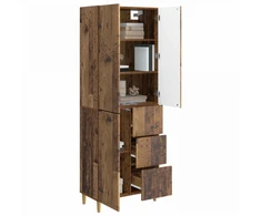 Spintelė 2 pcs 66 x 34,5 x 90 cm Apdirbta mediena