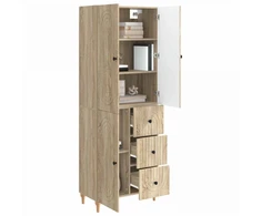 Spintelė 2 pcs 66 x 34,5 x 90 cm Apdirbta mediena