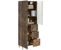 Spintelė 2 pcs 66 x 34,5 x 90 cm Apdirbta mediena