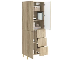 Spintelė 2 pcs 66 x 34,5 x 90 cm Apdirbta mediena
