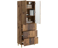 Spintelė 2 pcs 66 x 34,5 x 90 cm Apdirbta mediena