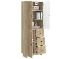 Spintelė 2 pcs 66 x 34,5 x 90 cm Apdirbta mediena