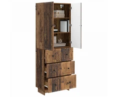 Spintelė 2 pcs 66 x 34,5 x 90 cm Apdirbta mediena