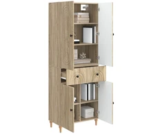 Spintelė 2 pcs 66 x 34,5 x 90 cm Apdirbta mediena