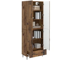 Spintelė 2 pcs 66 x 34,5 x 95 cm Apdirbta mediena