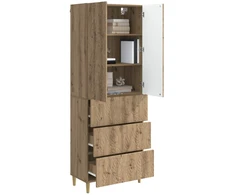 Spintelė 2 pcs Artisano ąžuolo 66 x 34,5 x 90 cm