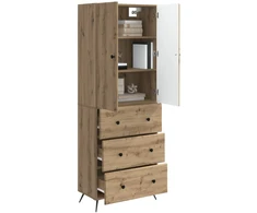 Spintelė 2 pcs Artisano ąžuolo 66 x 34,5 x 90 cm