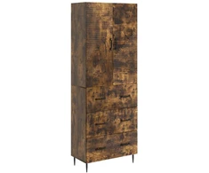 Spintelė 2 pcs Dūminio ąžuolo 66 x 34,5 x 90 cm