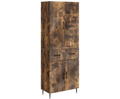 Spintelė 2 pcs Dūminio ąžuolo 66 x 34,5 x 89,5 cm