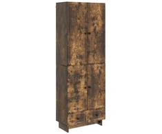 Spintelė 2 pcs Dūminio ąžuolo 66 x 34,5 x 95 cm