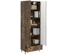 Spintelė 2 pcs Dūminio ąžuolo 66 x 34,5 x 95 cm