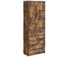 Spintelė 2 pcs Dūminio ąžuolo 66 x 34,5 x 87 cm