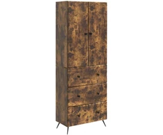 Spintelė 2 pcs Dūminio ąžuolo 66 x 34,5 x 90 cm