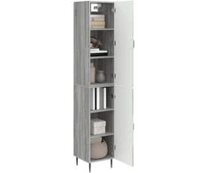 Spintelė 2 pcs Pilka Sonoma 33 x 34,5 x 89,5 cm