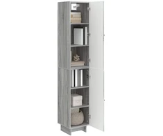 Spintelė 2 pcs Pilka Sonoma 34,5 x 33 x 90 cm Apdirbta mediena