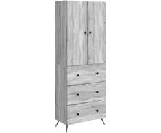 Spintelė 2 pcs Pilka Sonoma 66 x 34,5 x 90 cm Apdirbta mediena
