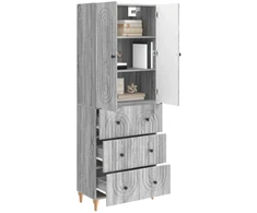 Spintelė 2 pcs Pilka Sonoma 66 x 34,5 x 90 cm Apdirbta mediena