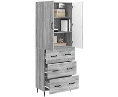 Spintelė 2 pcs Pilka Sonoma 66 x 34,5 x 90 cm Apdirbta mediena
