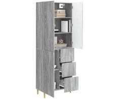 Spintelė 2 pcs Pilka Sonoma 66 x 34,5 x 90 cm Apdirbta mediena
