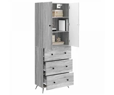 Spintelė 2 pcs Pilka Sonoma 66 x 34,5 x 90 cm Apdirbta mediena