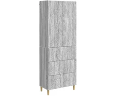 Spintelė 2 pcs Pilka Sonoma 66 x 34,5 x 90 cm Apdirbta mediena