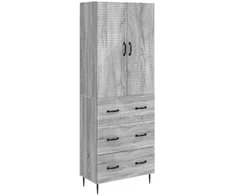 Spintelė 2 pcs Pilka Sonoma 66 x 34,5 x 90 cm Apdirbta mediena