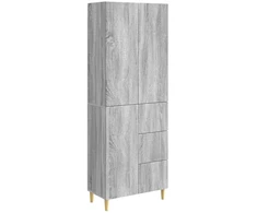 Spintelė 2 pcs Pilka Sonoma 66 x 34,5 x 90 cm Apdirbta mediena