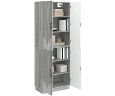 Spintelė 2 pcs Pilka Sonoma Apdirbta mediena
