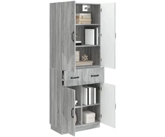 Spintelė 2 pcs Pilka Sonoma Apdirbta mediena