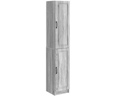 Spintelė 2 pcs Pilka Sonoma Apdirbta mediena