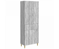 Spintelė 2 pcs Pilka Sonoma Apdirbta mediena