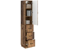 Spintelė 2 pcs Sendintos medienos 33 x 34,5 x 87 cm