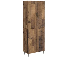 Spintelė 2 pcs Sendintos medienos 66 x 34,5 x 89,5 cm