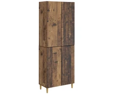Spintelė 2 pcs Sendintos medienos 66 x 34,5 x 90 cm