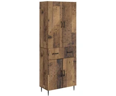 Spintelė 2 pcs Sendintos medienos 66 x 34,5 x 89,5 cm
