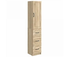 Spintelė 2 pcs Sonoma ąžuolas 33 x 34,5 x 87 cm