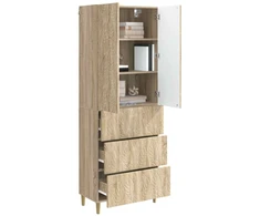 Spintelė 2 pcs Sonoma ąžuolas 66 x 34,5 x 90 cm