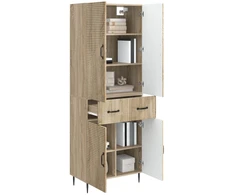 Spintelė 2 pcs Sonoma ąžuolas 66 x 34,5 x 89,5 cm