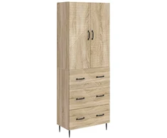 Spintelė 2 pcs Sonoma ąžuolas 66 x 34,5 x 90 cm