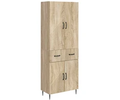 Spintelė 2 pcs Sonoma ąžuolas 66 x 34,5 x 89,5 cm