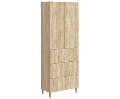 Spintelė 2 pcs Sonoma ąžuolas 66 x 34,5 x 90 cm